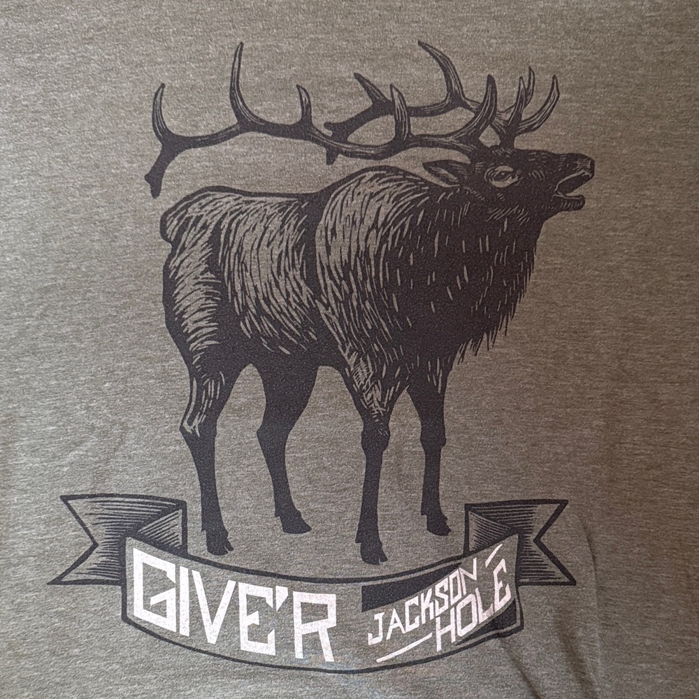 Jackson Hole Give’r Elk T-Shirt